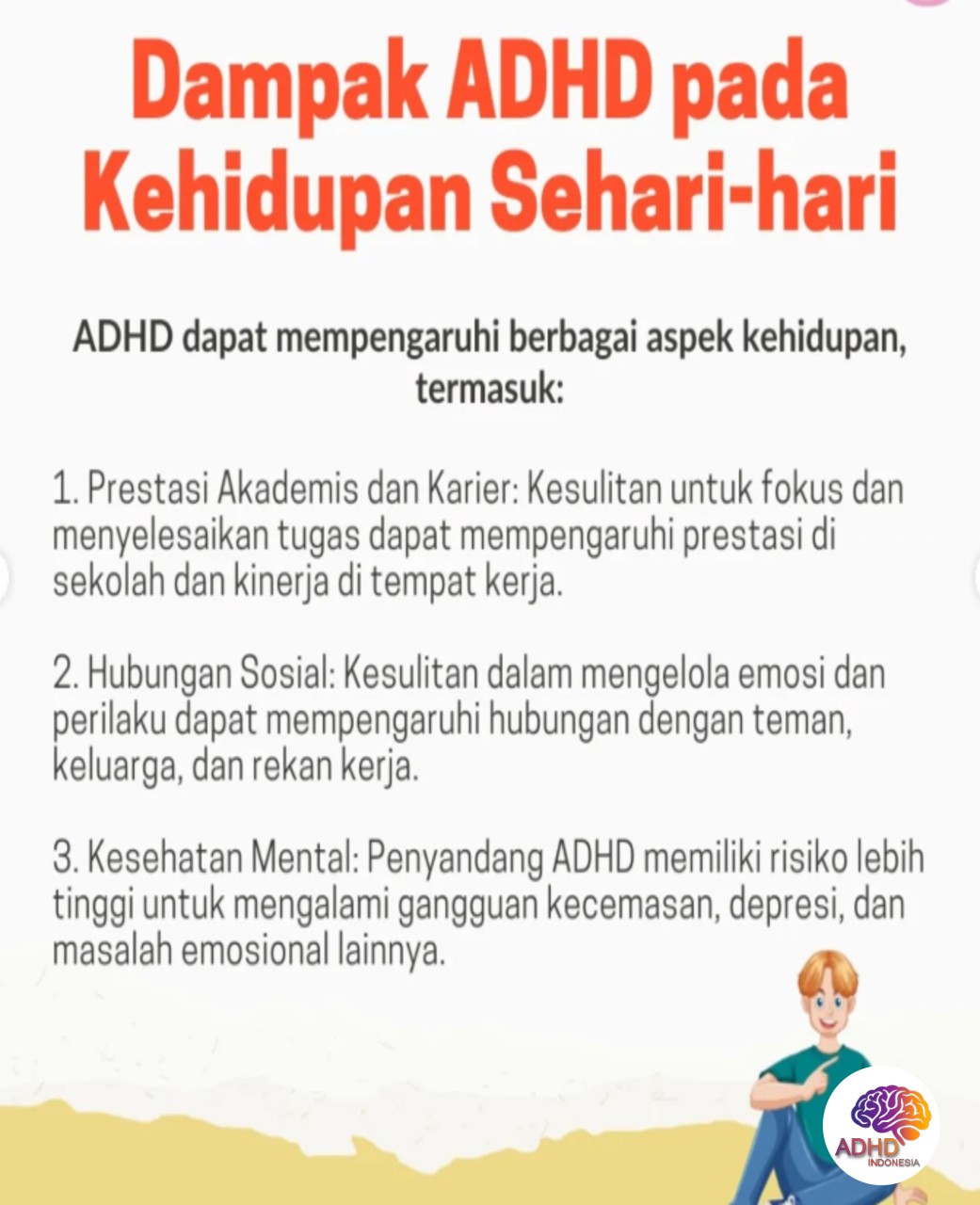 ADHD dan Hubungan Sosial Anak di Lingkungan Sekolah di Kabupaten Deli Serdang