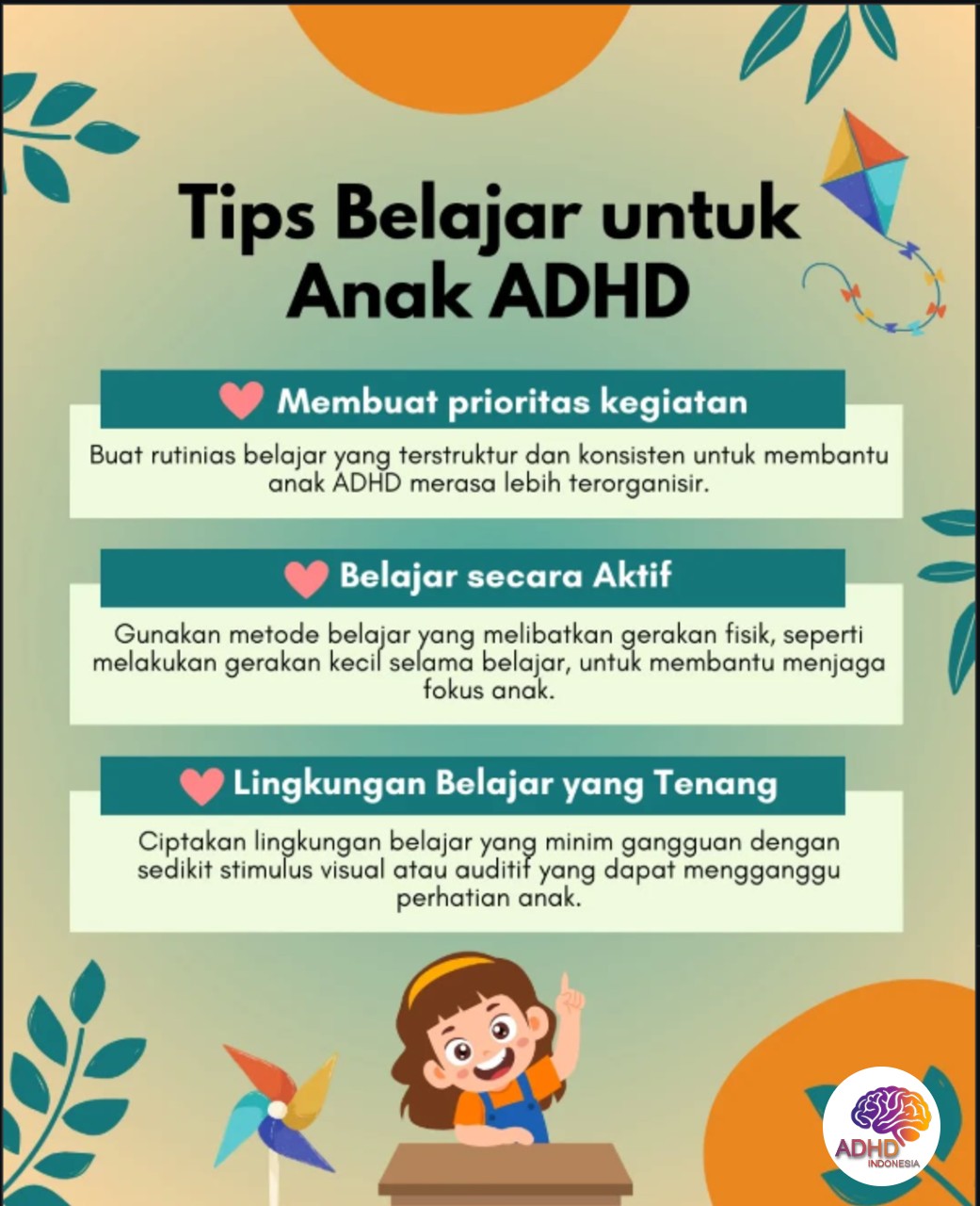 Strategi Belajar yang Cocok untuk Anak ADHD di Kabupaten Deli Serdang